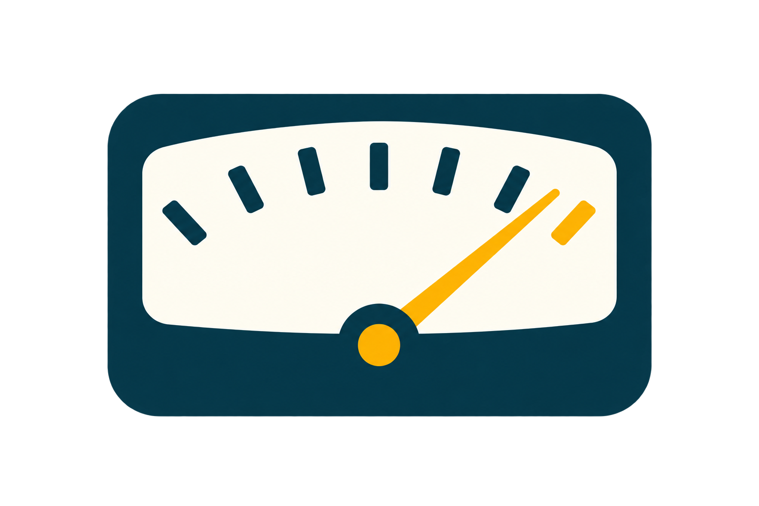 Vintage VU-meter – home